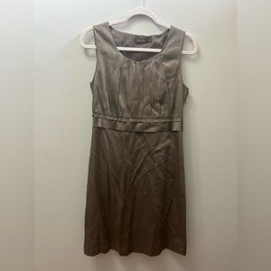Grey dress , size 10, fitted dress with slip underneath